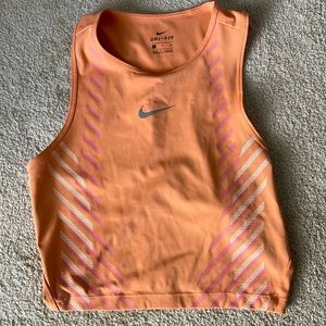 Nike Dri-Fit Size Small Orange Tank
